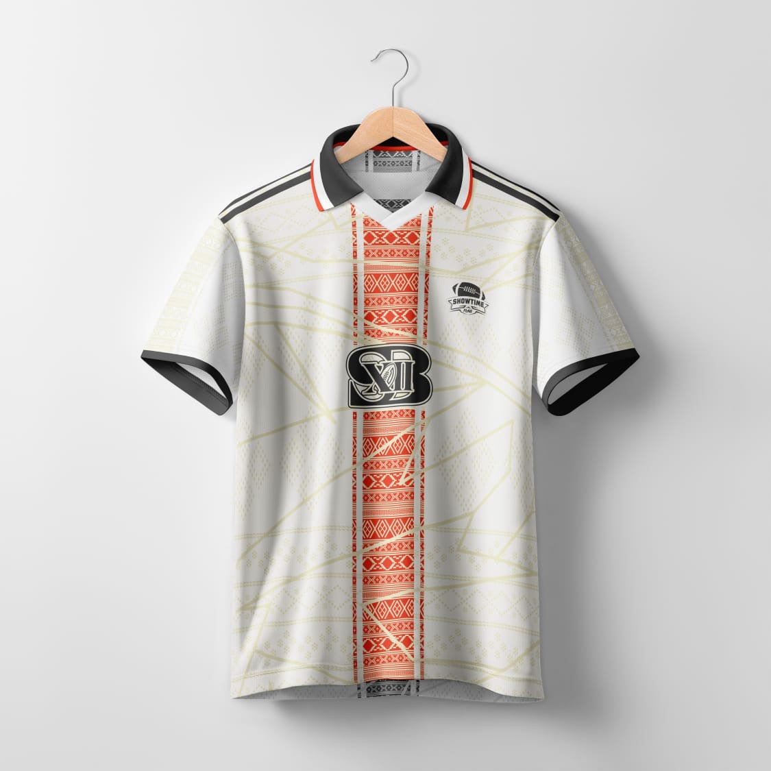 Showtime Flag Beige Polo Top